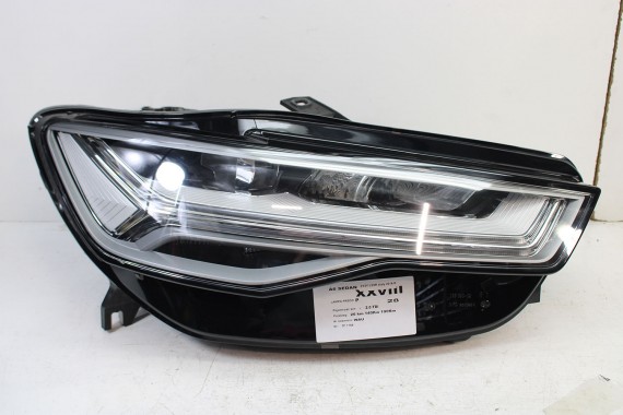 AUDI A6 FL LIFT PRZÓD maska błotniki zderzak pas przedni lampy wzmocnienie FULL LED 4G 2015- 2Y2Y 	LS9R 	Gletscherweiss Biały