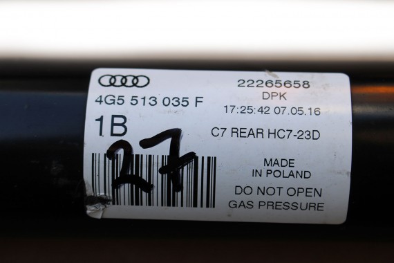 AUDI A6 4G AMORTYZATOR 4G5513035F TELESKOP tył amory mcpherson tylny 2 szt. amor 4G5 513 035 SEDAN  LIFT C7 8K0511115 4G5513035