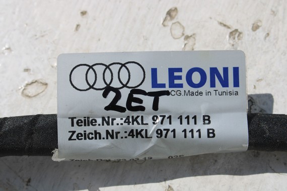 AUDI E-TRON WIĄZKA PRZEWÓD MAGLOWNICY 4KL971111B instalacja 4kl 971 111 b C7 LIFT kolumny kierownicy ETRON 4KL971111B 4KL971111