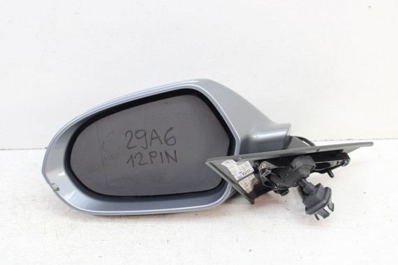AUDI A6 LUSTERKO DRZWI LEWE 12pin LX7P 4G zewnętrzne 12 pinów kabli Q2Q2 metallic 	Szary 4G1857409AB 4G1857409AE 4G1857409BE