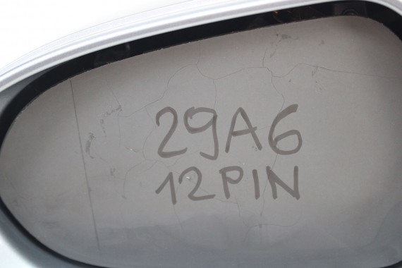 AUDI A6 LUSTERKO DRZWI LEWE 12pin LX7P 4G zewnętrzne 12 pinów kabli Q2Q2 metallic 	Szary 4G1857409AB 4G1857409AE 4G1857409BE