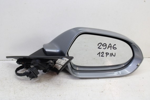 AUDI A6 LUSTERKO DRZWI PRAWE 12pin LX7P 4G zewnętrzne 12 pinów kabli Q2Q2 metallic 	szary 4G1857410AB 4G1857410AE 4G1857410BE