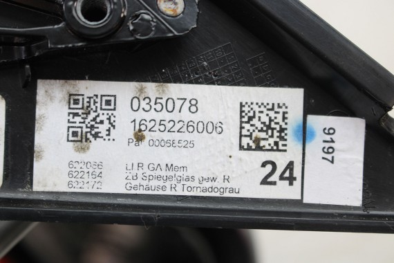AUDI A6 LUSTERKO DRZWI PRAWE 12pin LX7P 4G zewnętrzne 12 pinów kabli Q2Q2 metallic 	szary 4G1857410AB 4G1857410AE 4G1857410BE