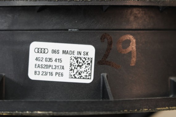 AUDI A6 ZESTAW GŁOŚNIKÓW + SUBWOOFER GŁOŚNIKI 4G1035399 4H0035399 4G0035416 4G2035415 4G1035411 4G5035412 4G  C7  głośnik