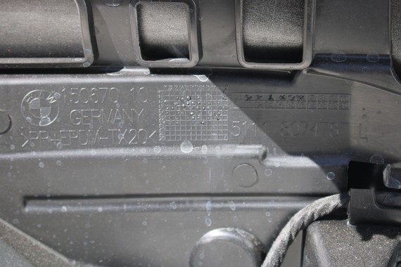 BMW 8 G14 G15 G16 ZDERZAK PRZEDNI PRZÓD M pakiet Kolor:  C4W Skyscraper Grau M pakiet 5111 8070558  727584 8074787 8074788 szary