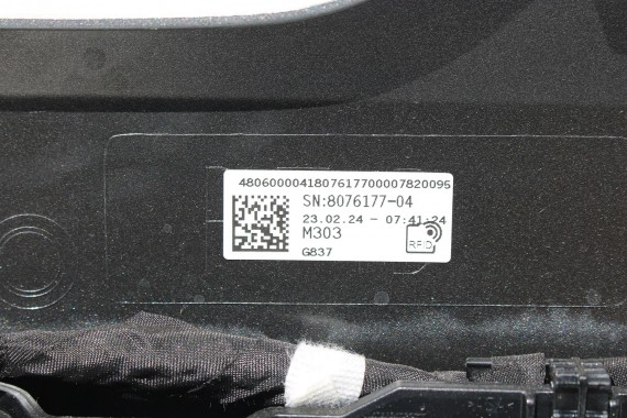 BMW 8 G14 G15 G16 ZDERZAK PRZEDNI PRZÓD M pakiet Kolor:  C4W Skyscraper Grau M pakiet 5111 8070558  727584 8074787 8074788 szary