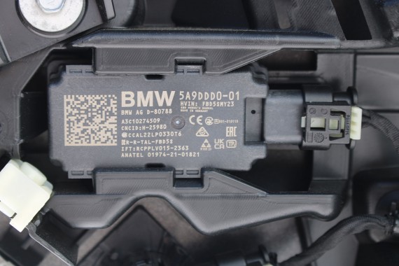 BMW 5 G60 ZDERZAK PRZEDNI PRZÓD C4A Oxidgrau Metallic szary 8084653 G61 M PAKIET 8084653 8084655 8084656 8084629 9879291 9879291