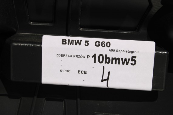 BMW 5 G60 ZDERZAK PRZEDNI PRZÓD A90 Sophisto Grau Metallic szary 51119879291 5111 9879291 G61 BASIC 51119879292 51119879279