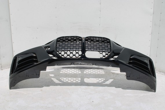 BMW 4 G22 G23 ZDERZAK PRZEDNI PRZÓD M pakiet Kolor: 475 Black-sapphire Czarny M pakiet M POWER 63178089525 63178089526 8076713