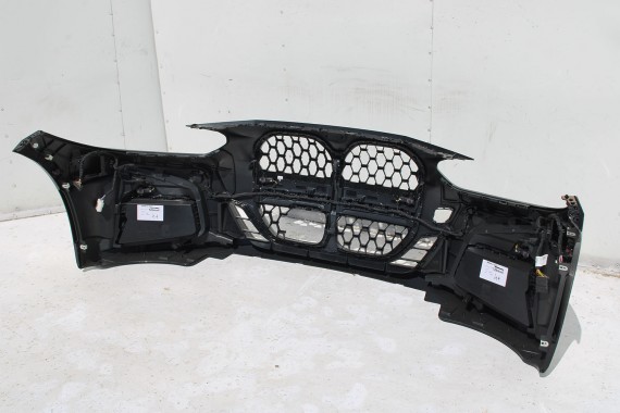 BMW 4 G22 G23 ZDERZAK PRZEDNI PRZÓD M pakiet Kolor: 475 Black-sapphire Czarny M pakiet M POWER 63178089525 63178089526 8076713