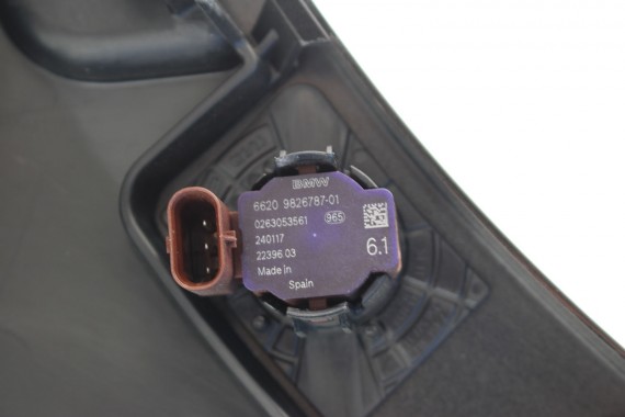 BMW 4 G22 G23 ZDERZAK PRZEDNI PRZÓD M pakiet Kolor: 475 Black-sapphire Czarny M pakiet M POWER 63178089525 63178089526 8076713