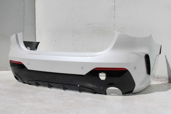 BMW 4 G22 G23 ZDERZAK TYŁ TYLNY 8075834 A96 Mineral-weiss Biały M PAKIET 51128075834 51128075839 51128078907 114609  51128078907
