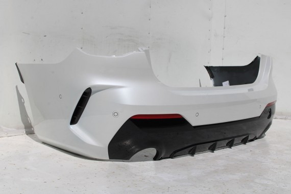 BMW 4 G22 G23 ZDERZAK TYŁ TYLNY 8075834 A96 Mineral-weiss Biały M PAKIET 51128075834 51128075839 51128078907 114609  51128078907