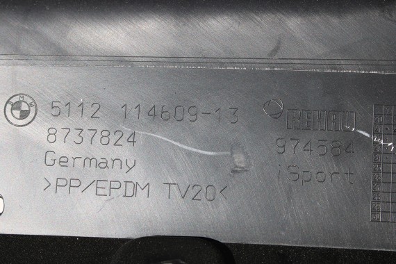 BMW iX i20 ZDERZAK TYŁ TYLNY M pakiet C35 Kolor Blue Ridge Mountain 51128081542 51128737824 51129878961 51129878962 51129491667