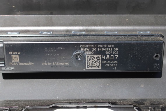 BMW 5 G60 ZDERZAK TYŁ TYLNY M pakiet Kolor: 416 Carbon-schwarz Czarny MSP M POWER 51128084866 51128084715 51128085225 8084866