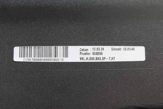 BMW 5 G60 ZDERZAK TYŁ TYLNY Kolor A96 Mineral-weiss Biały 51125A011B8 5A011B0 9464591 5A17979 BASIC 63219464591 5A179A0 5A011B8