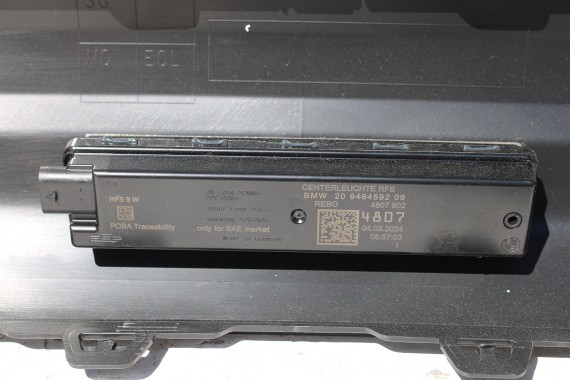 BMW 5 G60 ZDERZAK TYŁ TYLNY Kolor A96 Mineral-weiss Biały 51125A011B8 5A011B0 9464591 5A17979 BASIC 63219464591 5A179A0 5A011B8