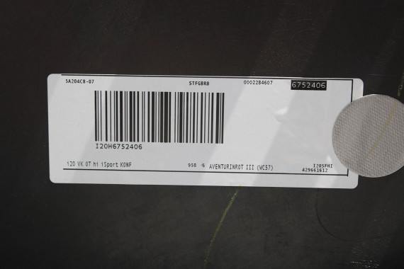 BMW iX i20 ZDERZAK TYŁ TYLNY M pakiet C57 AVENTURINROT III 51128081542 51128737824 51129878961 51129878962 51129491667 IX