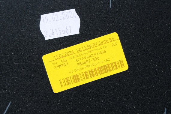 BMW iX i20 ZDERZAK TYŁ TYLNY M pakiet Kolor 475 black-sapphire 51128081542 51128737824 51129878961 51129878962 51129491667