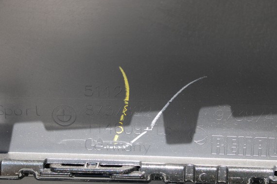 BMW iX i20 ZDERZAK TYŁ TYLNY M pakiet Kolor 475 black-sapphire 51128081542 51128737824 51129878961 51129878962 51129491667