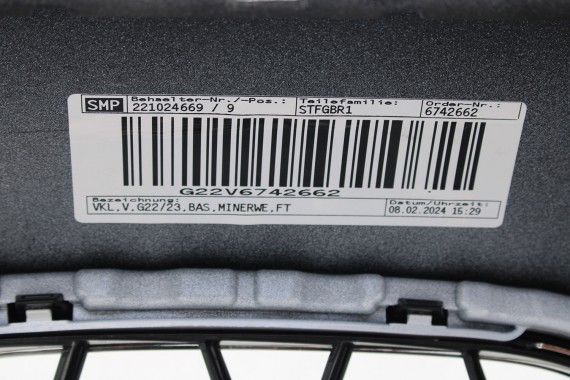 BMW 4 G22 G23 ZDERZAK PRZEDNI PRZÓD Kolor: A96 Mineral-weiss metallic Biały 63178089525 63178089526 USA 7450645  7450646 7451299