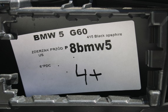 BMW 5 G60 ZDERZAK PRZEDNI PRZÓD 475 Black-sapphire metallic Czarny 51119879291 USA 9879291 G61 BASIC 51119879292 51119879279