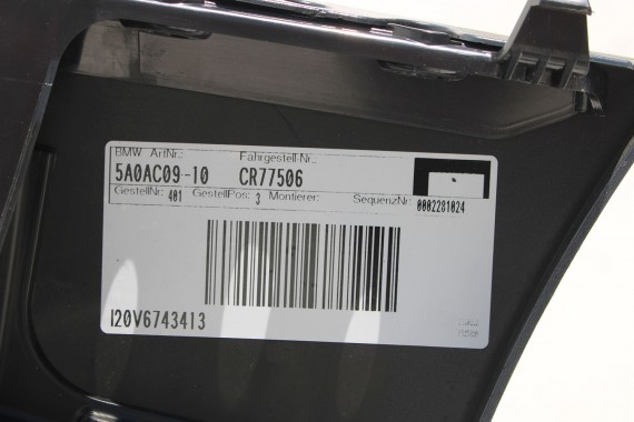 BMW iX i20 ZDERZAK PRZEDNI PRZÓD M pakiet Kolor: C3N STORM BAY Biały M POWER  51117933621 7983621 9879666 9879665 9492524