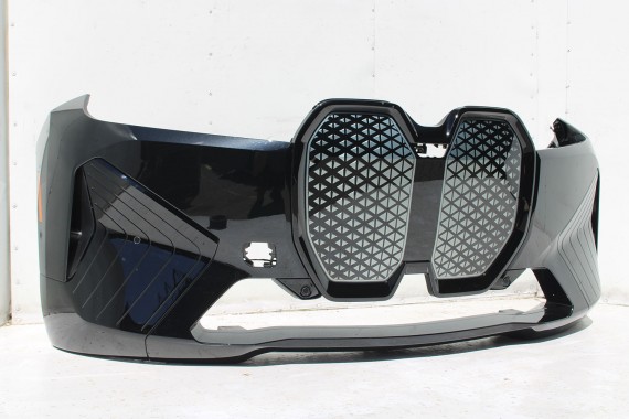 BMW iX i20 ZDERZAK PRZEDNI PRZÓD M pakiet Kolor: 475 Black-sapphire metallic Czarny M POWER USA 7983621 9879666 9879665 9492524
