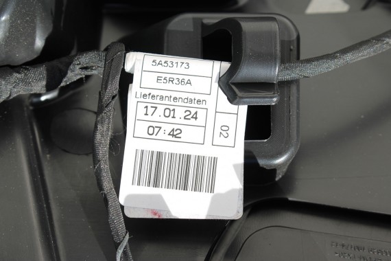 BMW iX i20 ZDERZAK PRZEDNI PRZÓD M pakiet Kolor: 475 Black-sapphire metallic Czarny 51117933621 5A0ABC9  9879665 9879666 9492524