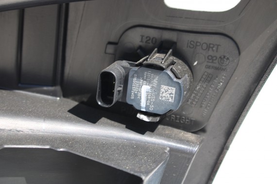BMW iX i20 ZDERZAK PRZEDNI PRZÓD M pakiet Kolor: 475 Black-sapphire metallic Czarny 51117933621 5A0ABC9  9879665 9879666 9492524