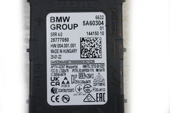 BMW X1 U11 MODUŁ STEROWNIK 6632 5A60304 01 66 32 5A60304 01 66325A60304 czujnik radarowy bliskiego zasięgu przód 5A55118 5A4DAA3