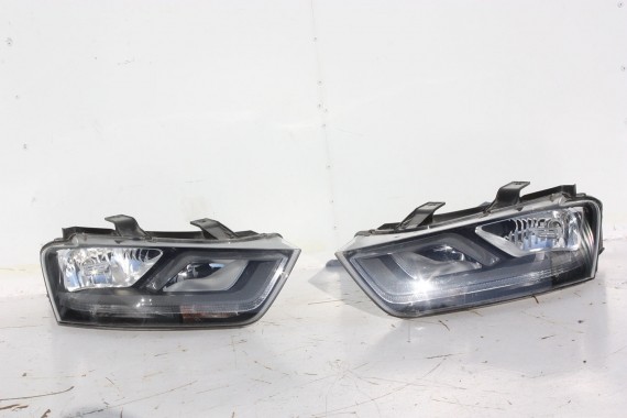 AUDI Q3 PRZÓD maska błotniki zderzak pas przedni lampy wzmocnienie błotnik lampa 8U 8U0 L8 	LZ9Y 	Czarny phantom Czarny