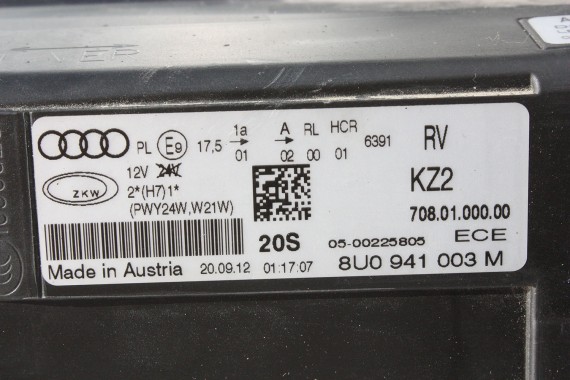 AUDI Q3 PRZÓD maska błotniki zderzak pas przedni lampy wzmocnienie błotnik lampa 8U 8U0 L8 	LZ9Y 	Czarny phantom Czarny