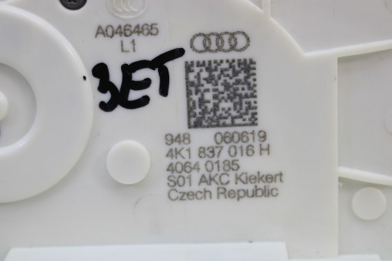 AUDI ZAMEK DRZWI 4K1837015H 4K1837016H PRZÓD PRZEDNI STRONA PRAWA LEWA 4K1 837 015 H 4K1 837 016 H lewy prawy ETRON drzwiowy