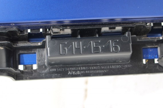 BMW 8 M8 F93 PRZÓD maska błotniki zderzak przedni błotnik lampa LASER 490 Sonderlackierung Niebieski 441 600PS lampy Competition