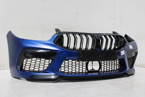 BMW 8 M8 F93 PRZÓD maska błotniki zderzak przedni błotnik lampa LASER 490 Sonderlackierung Niebieski 441 600PS lampy Competition
