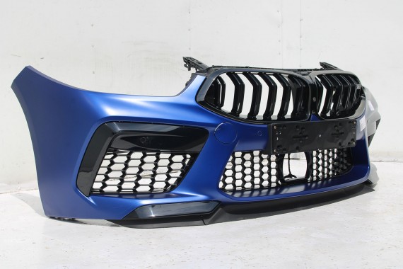 BMW 8 M8 F93 PRZÓD maska błotniki zderzak przedni błotnik lampa LASER 490 Sonderlackierung Niebieski 441 600PS lampy Competition