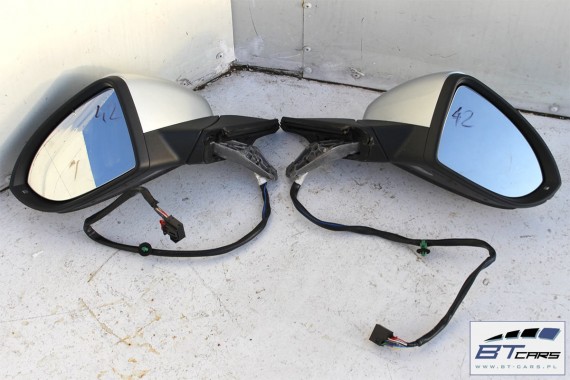 VW GOLF VII 7 LUSTERKO DRZWI LEWE 9 PIN zewnętrzne pinów kabli przewodów el.składan 9pin 5G LA7W - srebrny (silber)