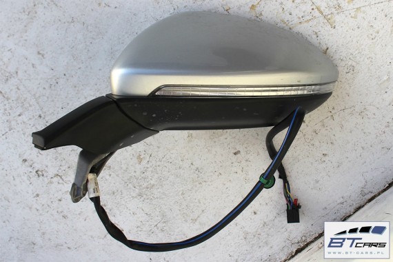 VW GOLF VII 7 LUSTERKO DRZWI LEWE 9 PIN zewnętrzne pinów kabli przewodów el.składan 9pin 5G LA7W - srebrny (silber)