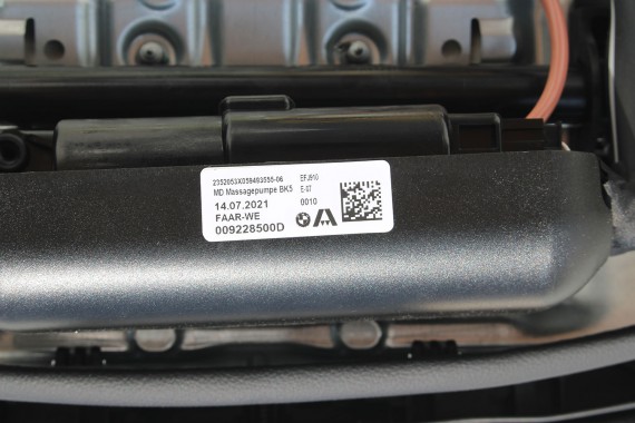 BMW 2 U06 FOTELE KOMPLET FOTELI siedzeń siedzenia tapicerka KGNL Alcantara sensatec.schwarz / blau boczki drzwiowe ACTIVE TOURER