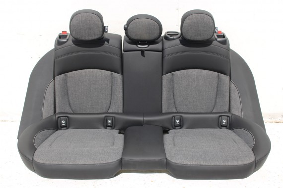MINI CLOUBMAN F54 FOTELE KOMPLET FOTELI siedzeń siedzenia tapicerka +boczki drzwiowe KDE1 Stoff/Leatherette Pearl/carbon-black