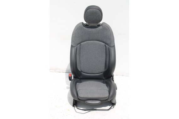 MINI CLOUBMAN F54 FOTELE KOMPLET FOTELI siedzeń siedzenia tapicerka +boczki drzwiowe KDE1 Stoff/Leatherette Pearl/carbon-black