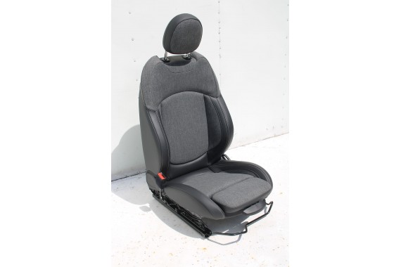 MINI CLOUBMAN F54 FOTELE KOMPLET FOTELI siedzeń siedzenia tapicerka +boczki drzwiowe KDE1 Stoff/Leatherette Pearl/carbon-black