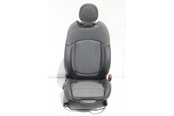 MINI CLOUBMAN F54 FOTELE KOMPLET FOTELI siedzeń siedzenia tapicerka +boczki drzwiowe KDE1 Stoff/Leatherette Pearl/carbon-black