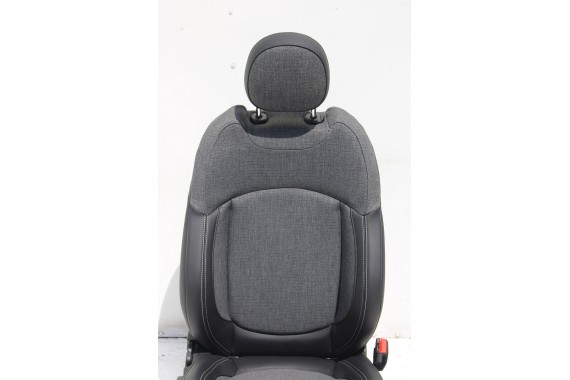 MINI CLOUBMAN F54 FOTELE KOMPLET FOTELI siedzeń siedzenia tapicerka +boczki drzwiowe KDE1 Stoff/Leatherette Pearl/carbon-black