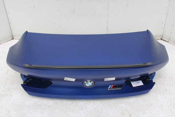 BMW 8 M8 F93 TYŁ ZDERZAK + KLAPA BAGAŻNIKA + LAMPY lampa tylny 490 Sonderlackierung Niebieski 41007483659 51128082803 8070742