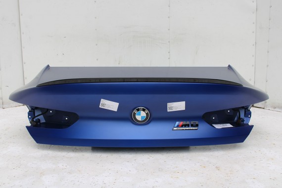 BMW 8 M8 F93 TYŁ ZDERZAK + KLAPA BAGAŻNIKA + LAMPY lampa tylny 490 Sonderlackierung Niebieski 41007483659 51128082803 8070742