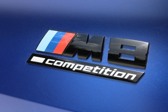 BMW 8 M8 F93 TYŁ ZDERZAK + KLAPA BAGAŻNIKA + LAMPY lampa tylny 490 Sonderlackierung Niebieski 41007483659 51128082803 8070742