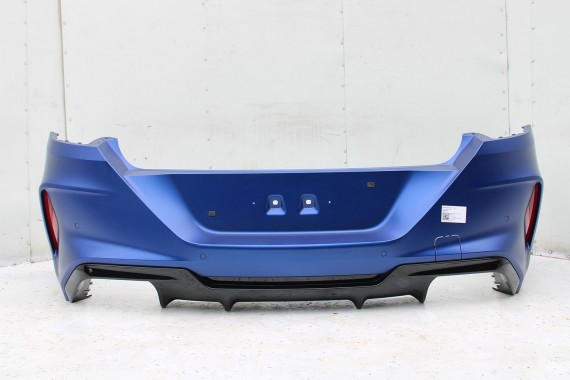 BMW 8 M8 F93 TYŁ ZDERZAK + KLAPA BAGAŻNIKA + LAMPY lampa tylny 490 Sonderlackierung Niebieski 41007483659 51128082803 8070742