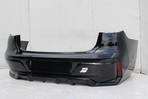 BMW 7 G70 ZDERZAK TYŁ TYLNY M pakiet 475 Kolor: 475 Black-sapphire Czarny  51128081542 M POWER 66205A1A269 51128081511 5A74568